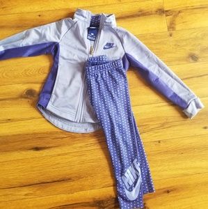 Girls Nike 2 piece Jacket and Leggings set 3T